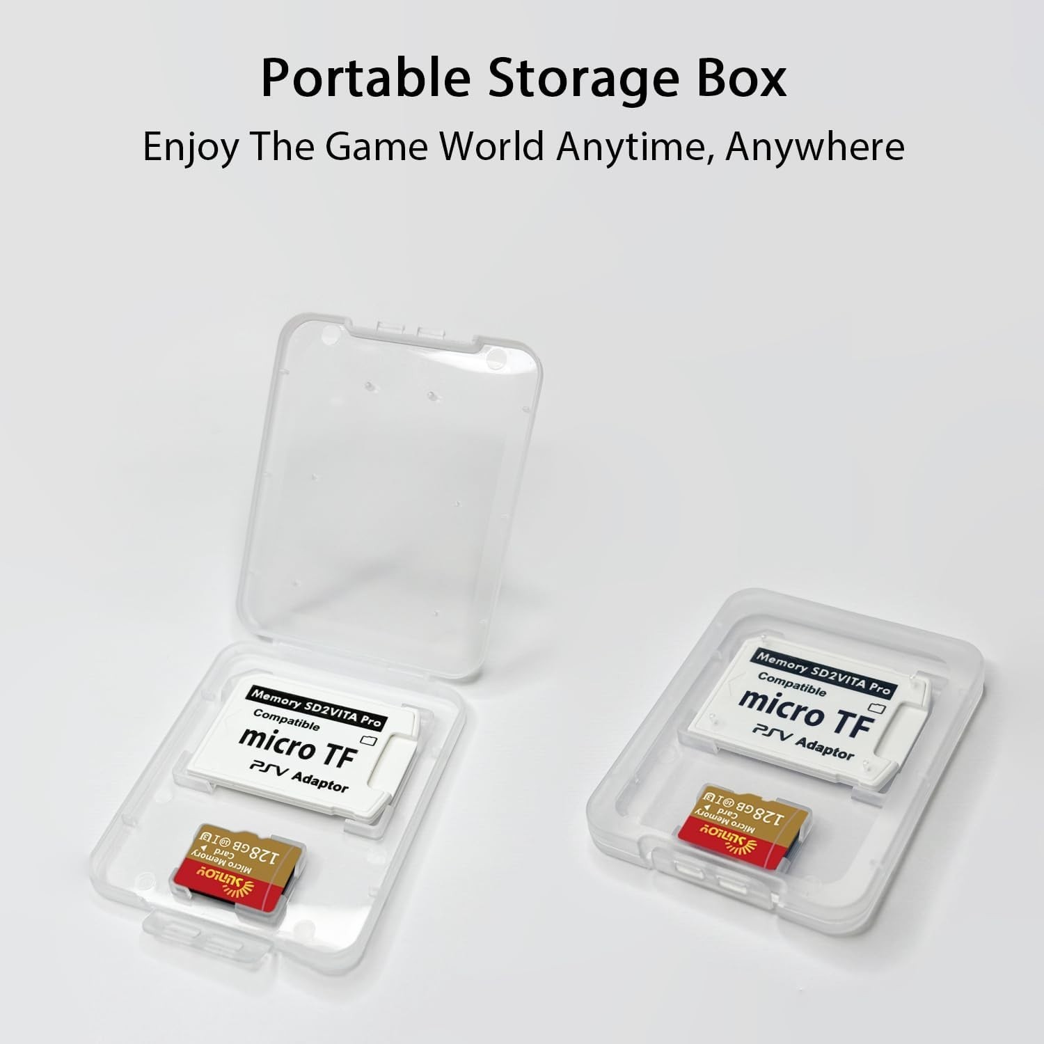 SD2Vita 6.0 PS Vita Memory Card Adapter + 128GB microSD for Ultimate Gaming