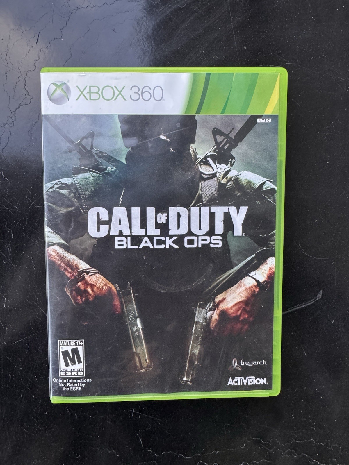 Xbox 360 60G Console With Game Cords WiFi Adaptor Manual Box Tested W/ Black Ops