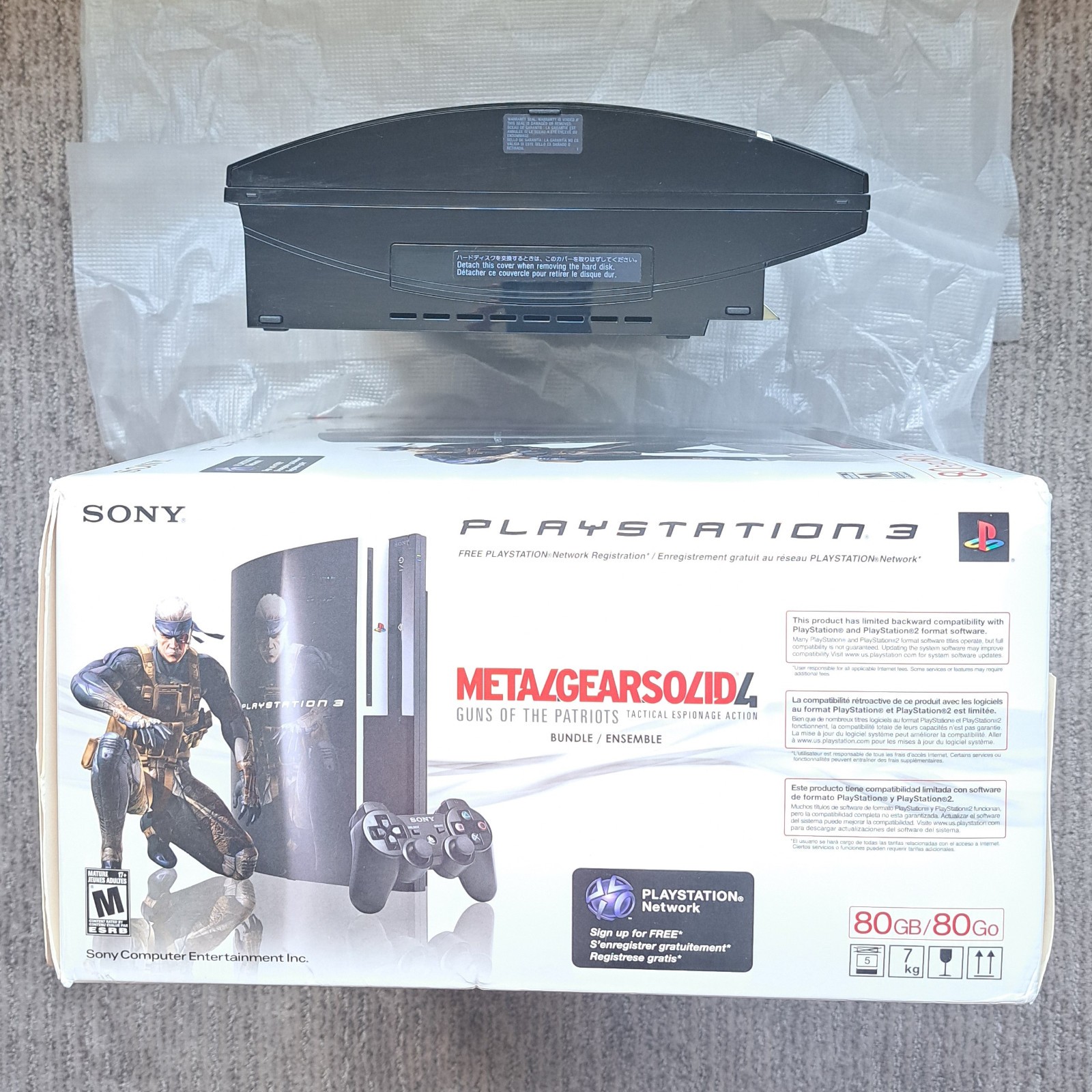 ✅ Sony PlayStation 3 80GB Console PS3 Bundle CECHE01 Backwards Compatible w/ Box