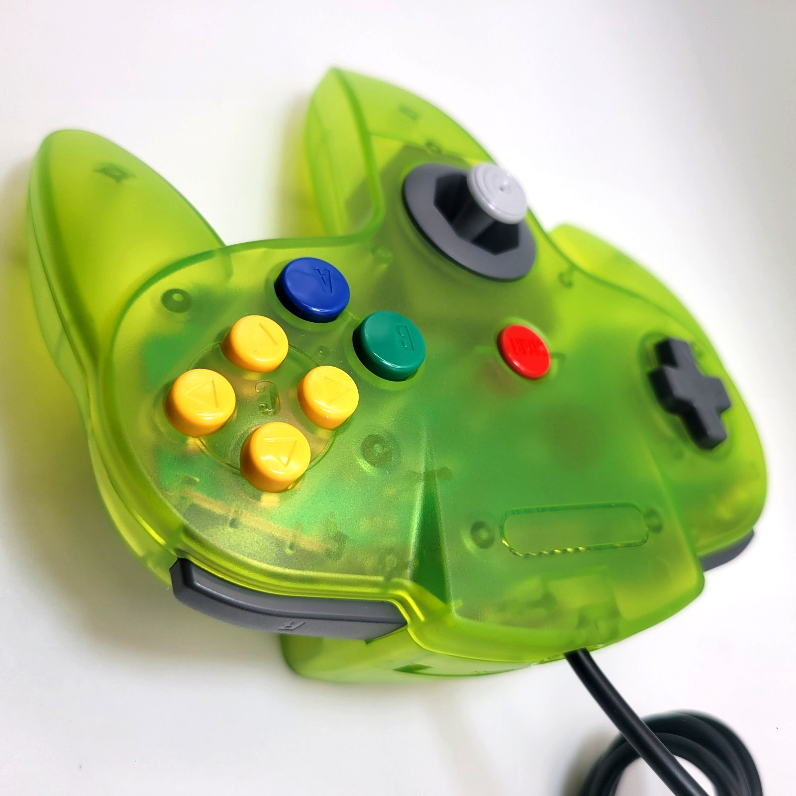 Nintendo 64 Wired Controller for N64 – TeknoGame® – Extreme Green – NEW IN BOX!