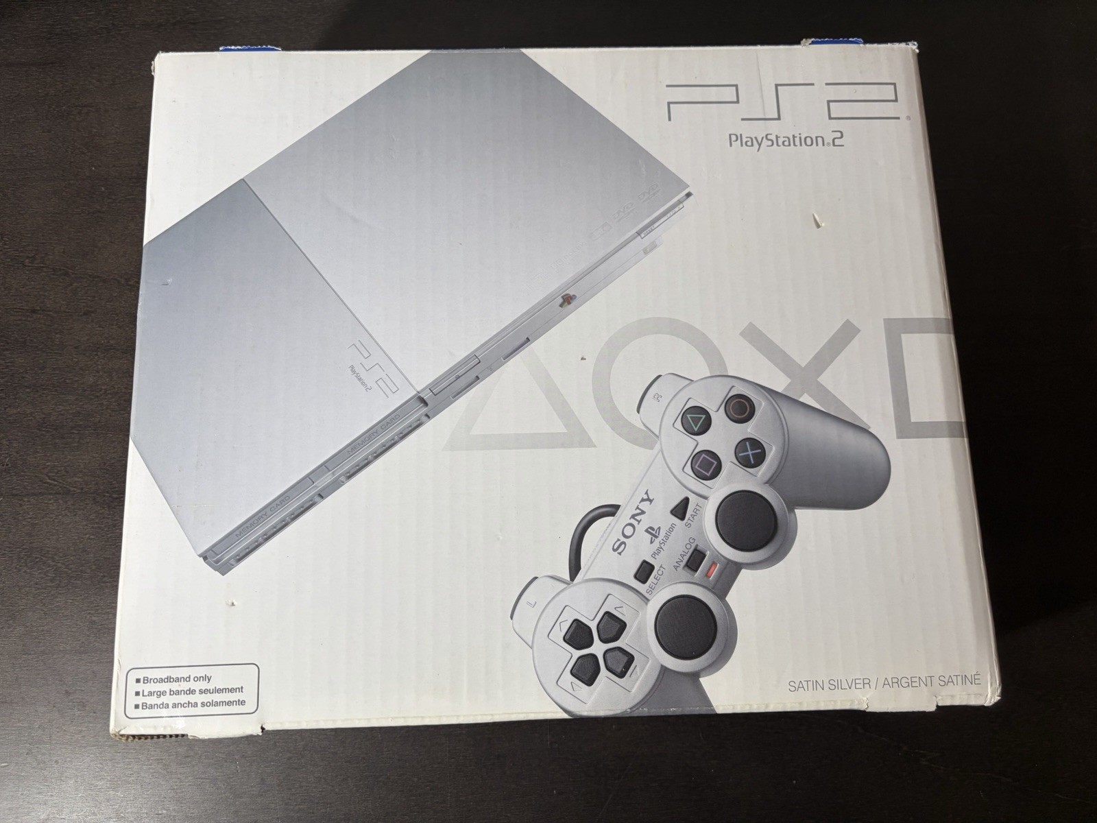 New In Box Sony Playstation 2 PS2 Slim Silver Game Console SCPH-90001