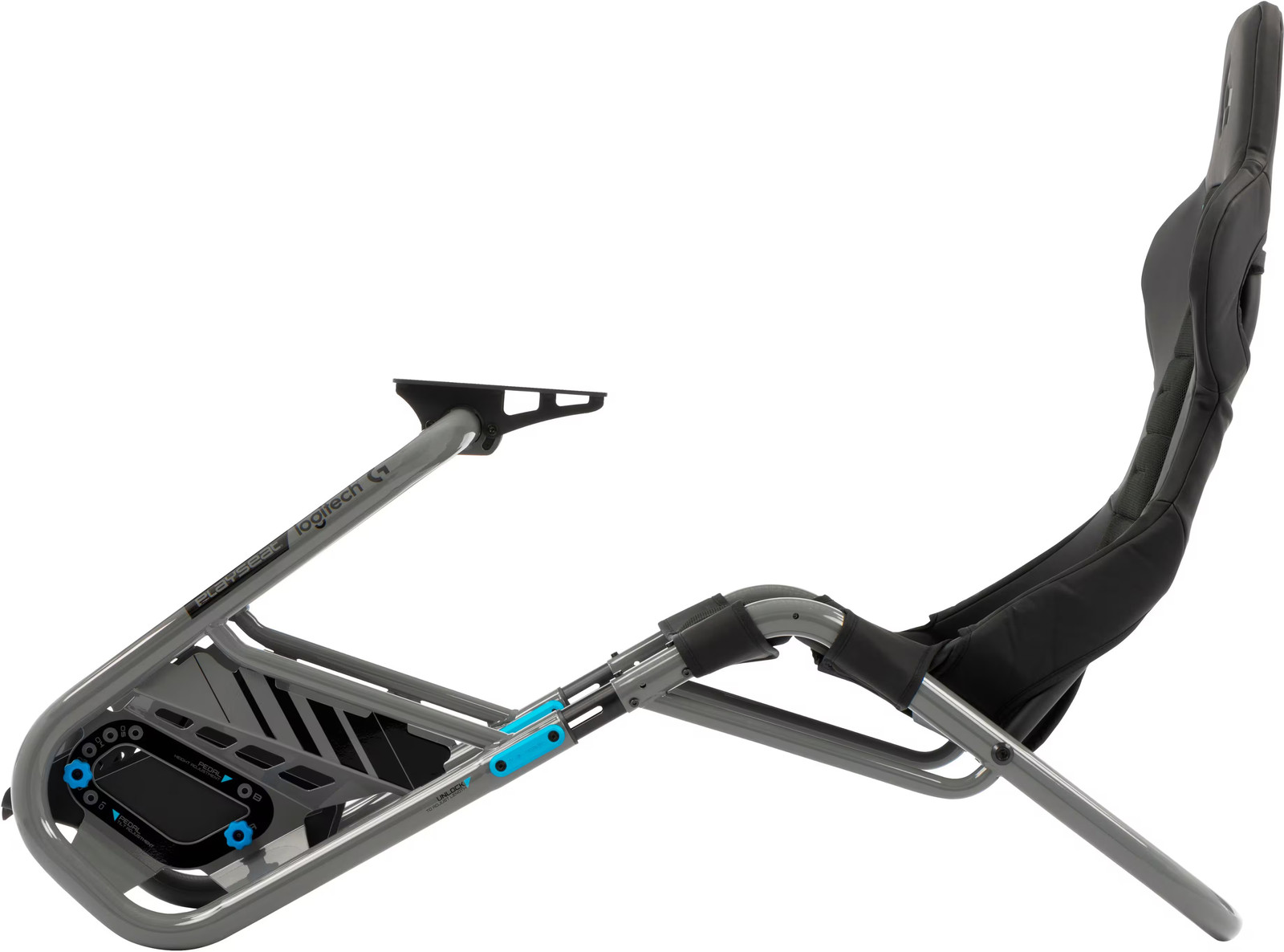 PlaySeat – Trophy-Logitech G Edition Sim Racing Cockpit – Gray