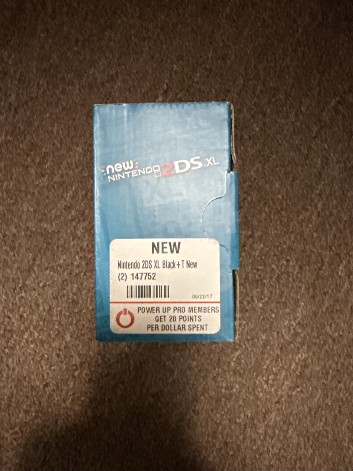 BRAND NEW Nintendo 2DS XL Console System Black Turquoise Blue SEALED NIB BOX