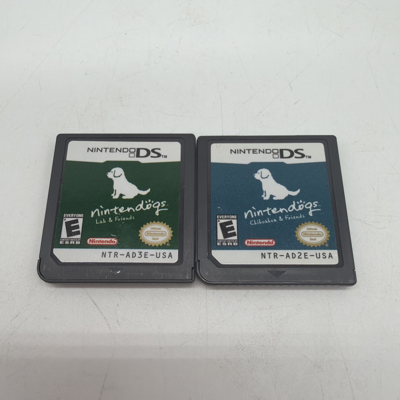 Nintendogs Lot of 2 Lab Chihuahua & Friends for Nintendo DS Cartridge