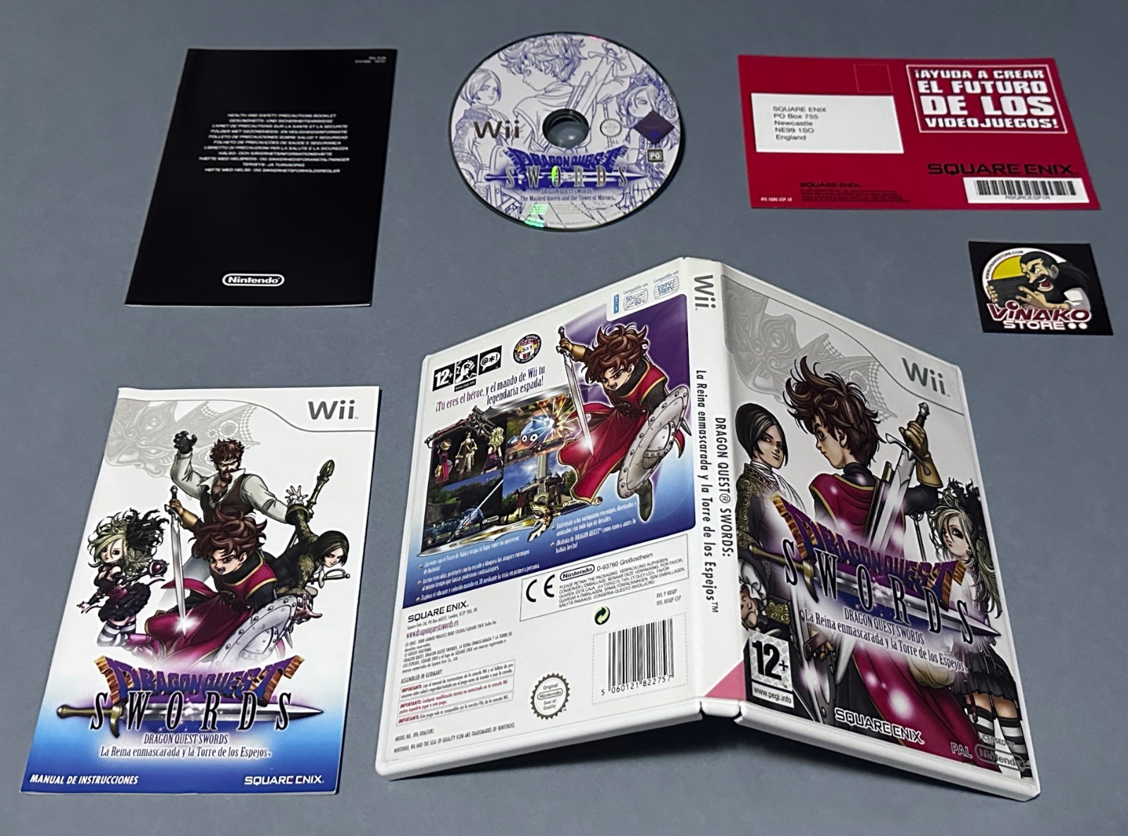 Dragon Quest: Swords Nintendo Wii PAL Italy
