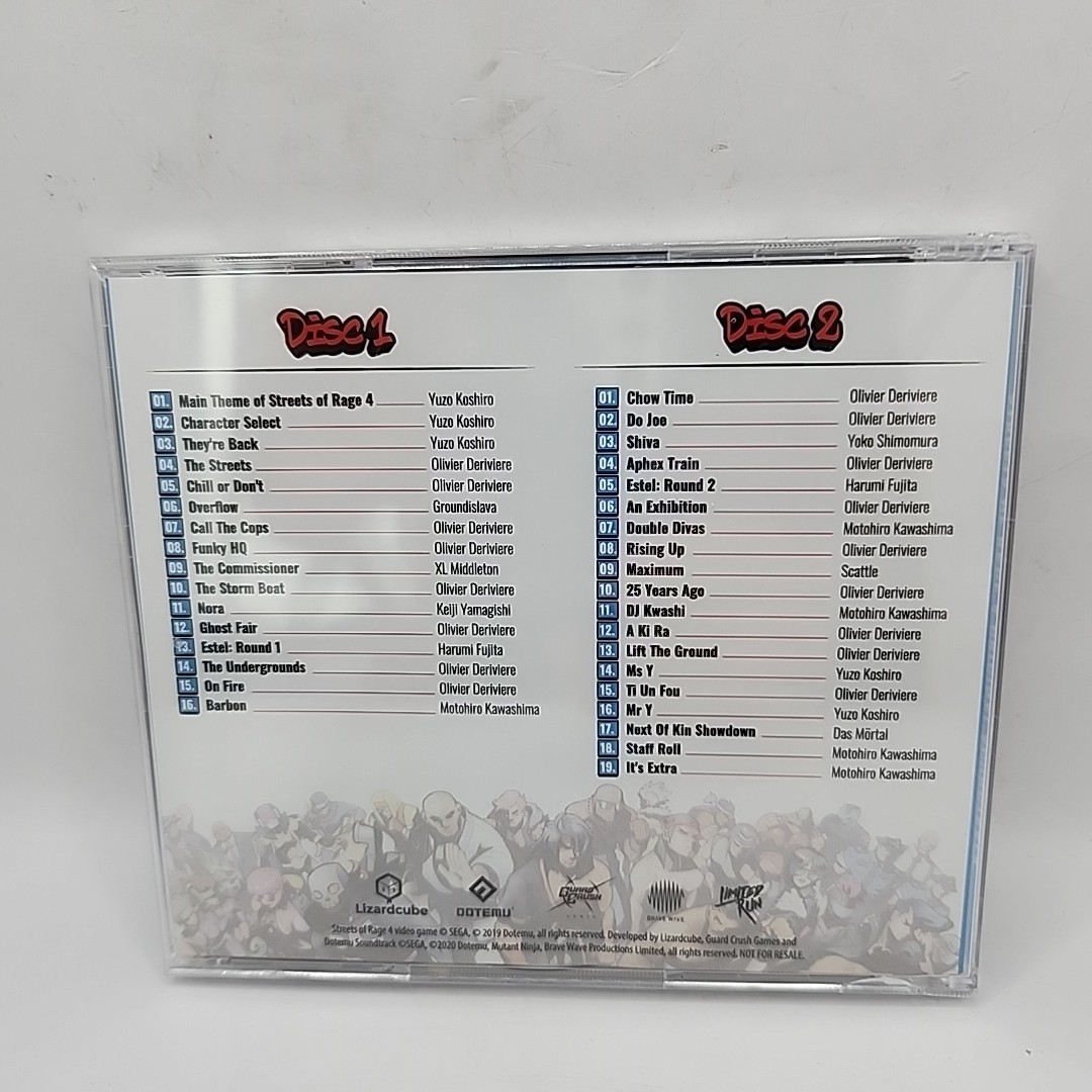 NEW Streets of Rage 4 Metal Cartridge with Case & Original Soundtrack