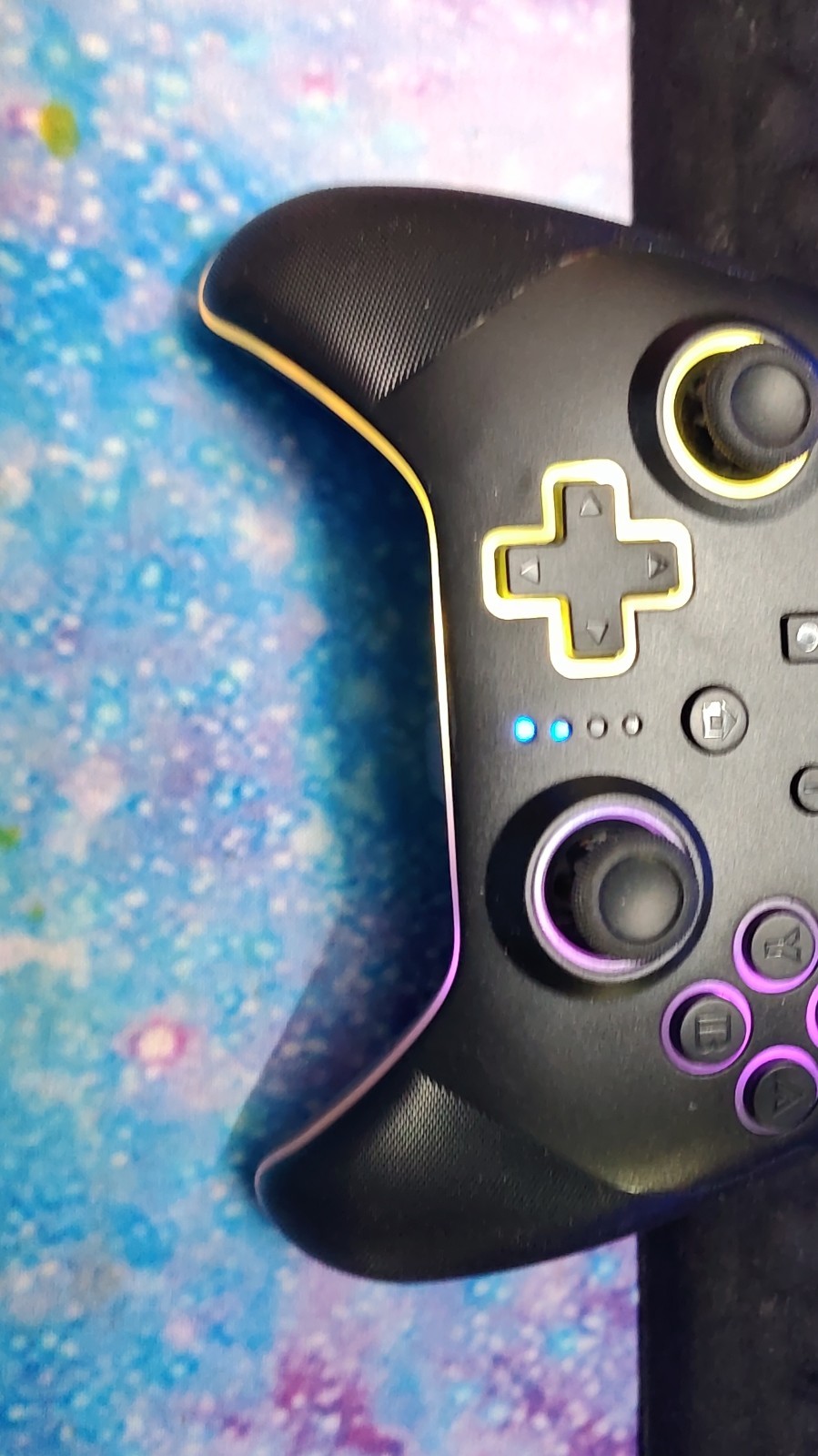 Press Play INSR4 RGB Wireless Controller Black/Yellow/Purple/Red