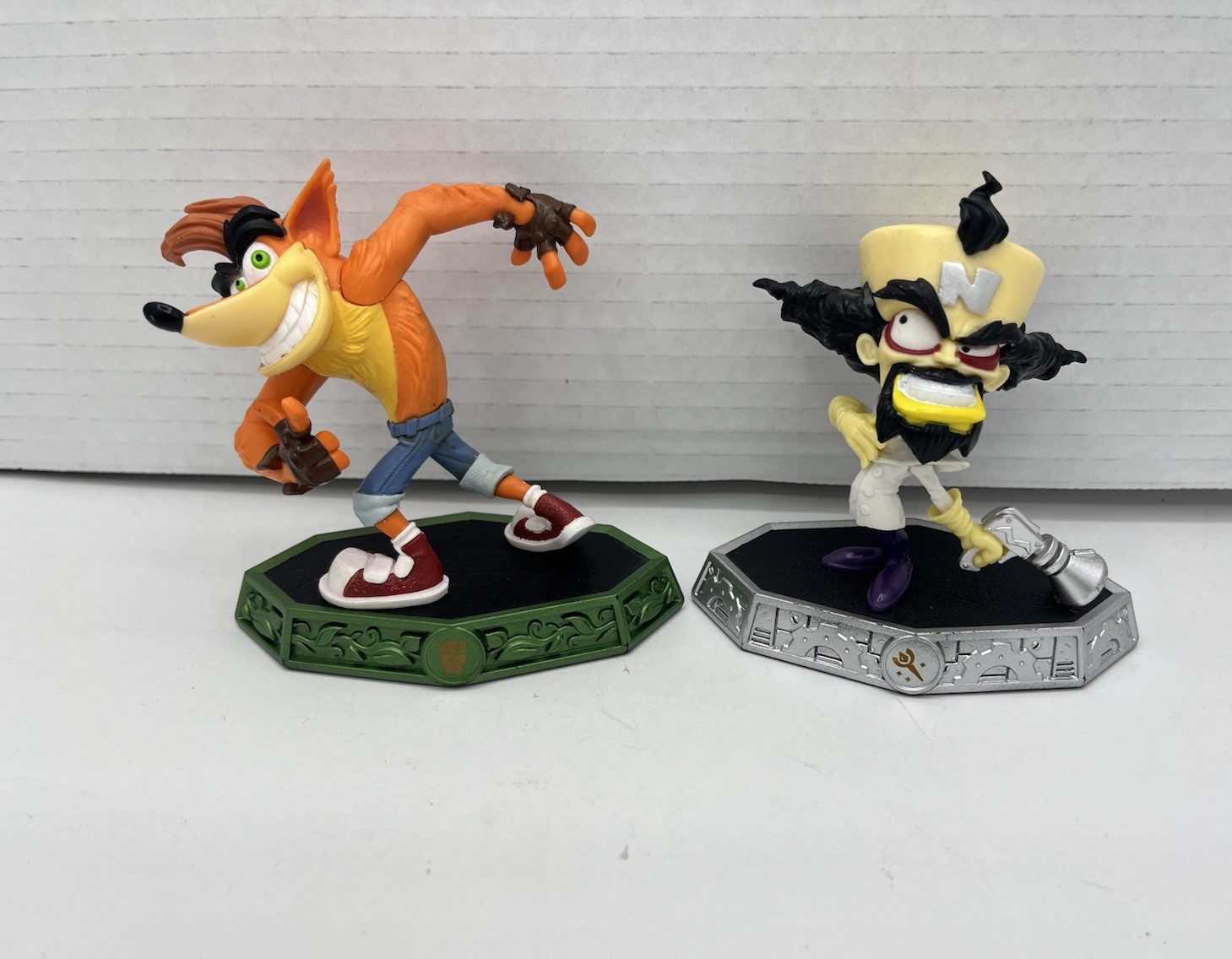 Skylanders Imaginators Crash Bandicoot and Dr. Neo Cortex Lot of 2 -FREESHIPPING