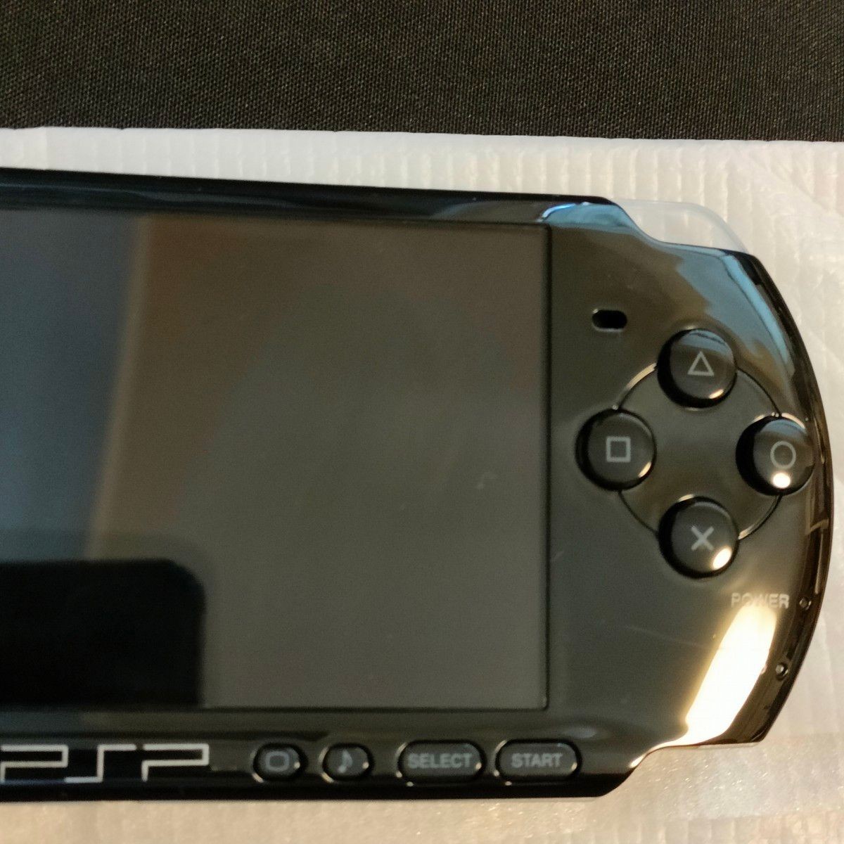 PSP-3000 Piano Black Handheld Console Missing Accessories, Slight Scratches