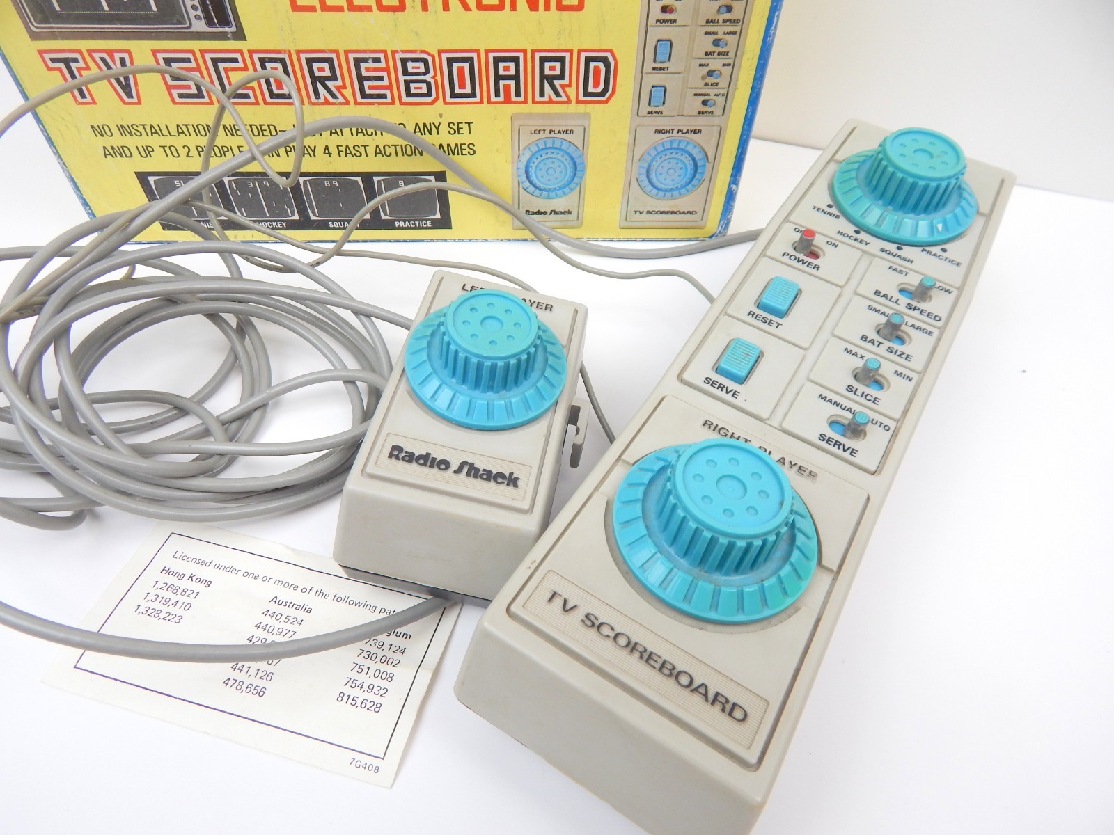 Radio Shack Electronic TV Scoreboard Videogame System Hong Kong