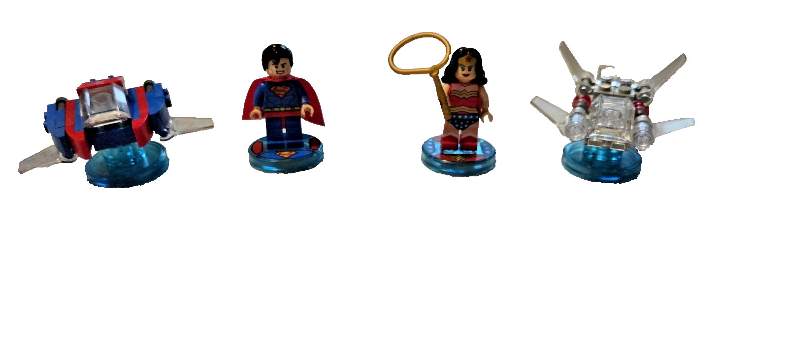 LEGO Dimensions Superman & Wonder Woman Bundle w/ Vehicles DC Comics PS4