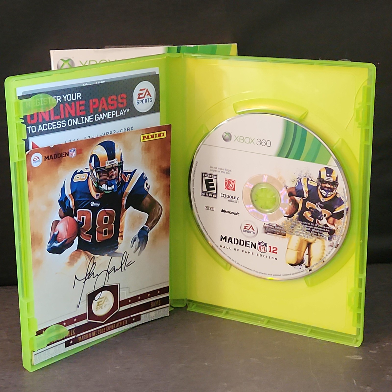 Madden NFL 12 Hall Of Fame Edition Xbox 360 Game E EA Sports NTSC