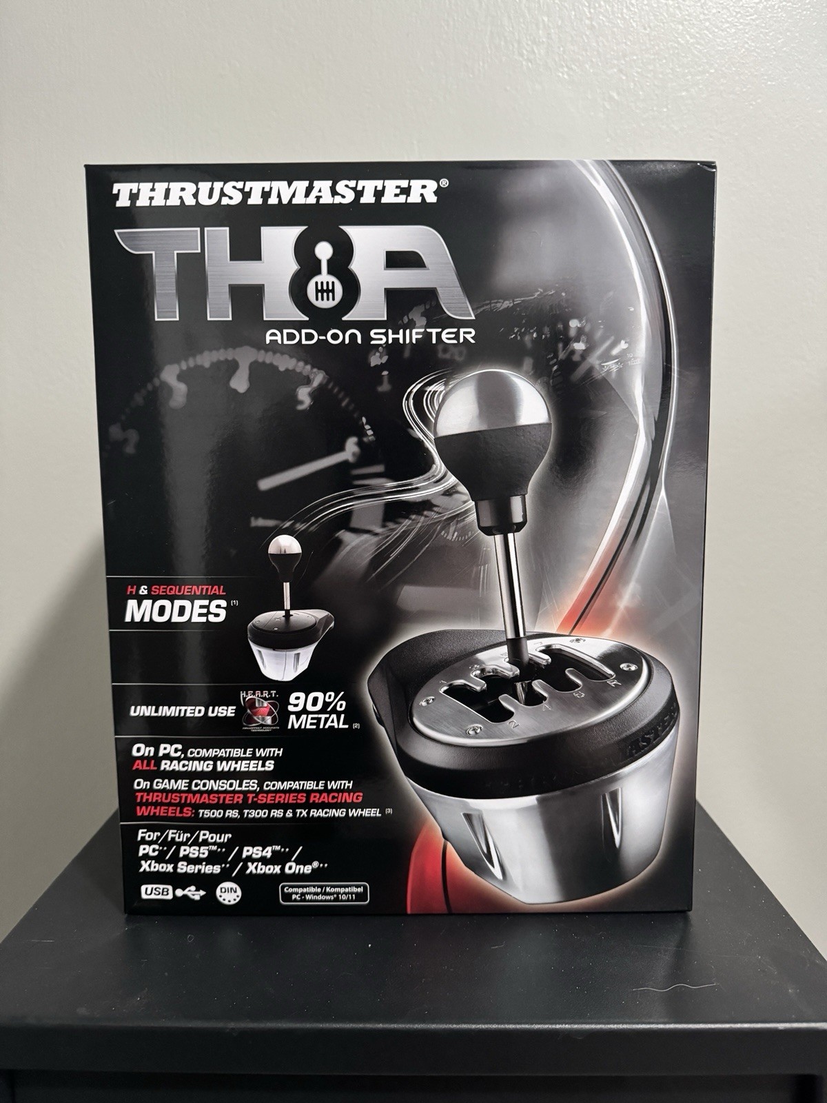 Thrustmaster TH8A Metal Add-On Gearbox Shifter for PC/PS5/PS4 /Xbox