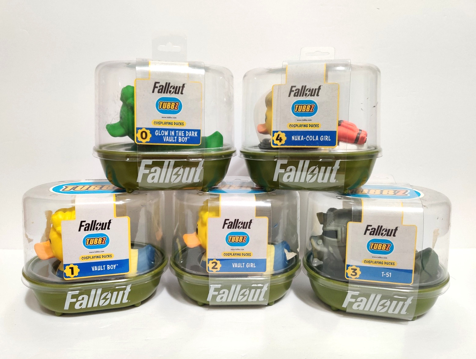 Fallout Tubbz Collectible Duck Figures Set of 5