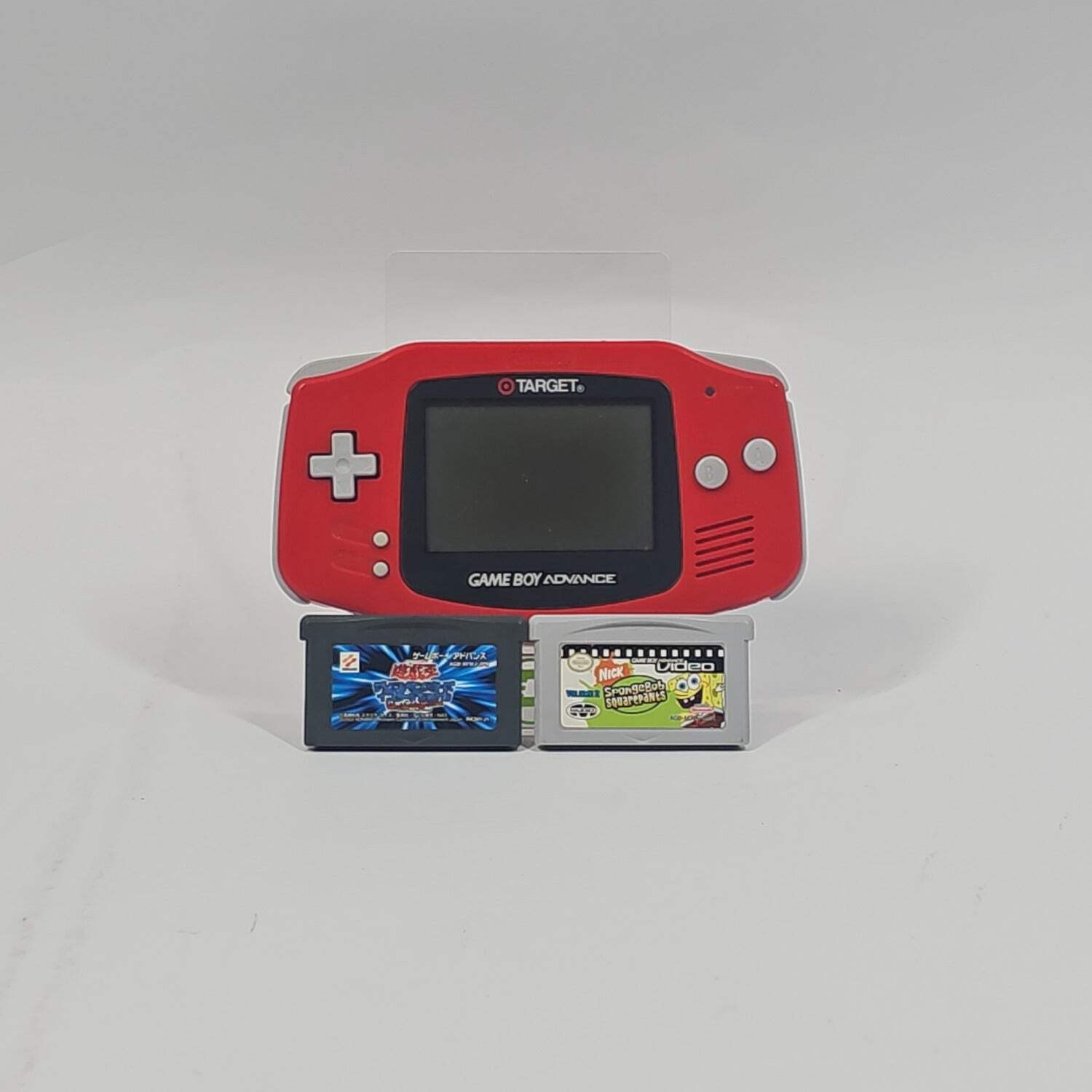 Nintendo Game Boy Advance Handheld Game Console Only AGB-001 Target Red
