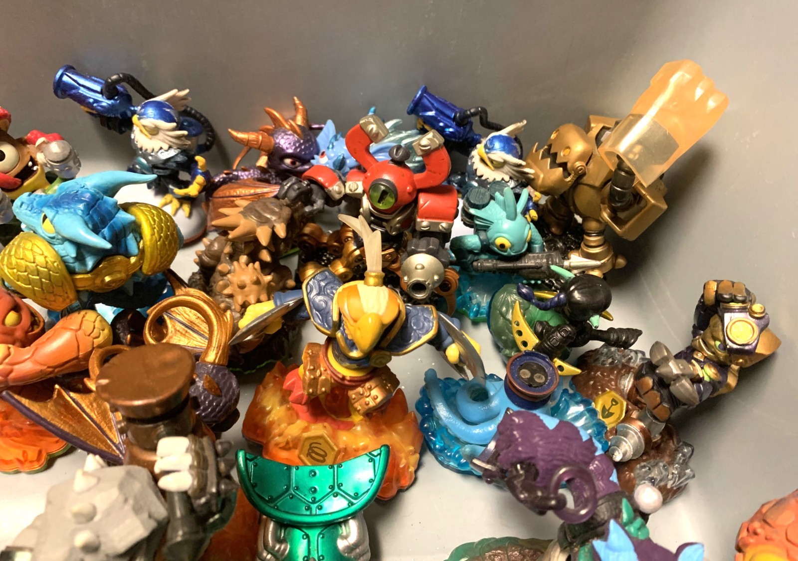 Lot Of 48 Skylanders Imaginators ,Giants, Spyro, Figurines and Crystals.