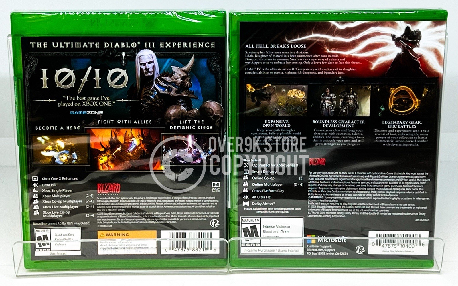 Diablo III 3 + Diablo IV 4 Bundle – Xbox One | Xbox Series X – New | Factory Sea