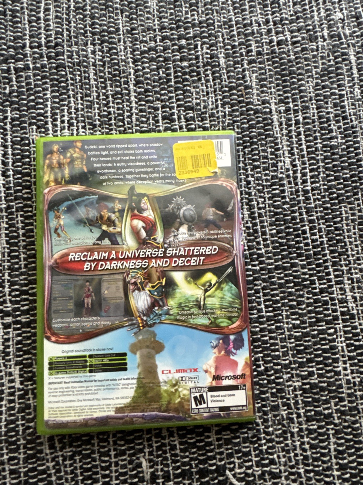 Sudeki PAL Version (Can Be Put In Multiple Languages)(Microsoft Xbox, 2004)