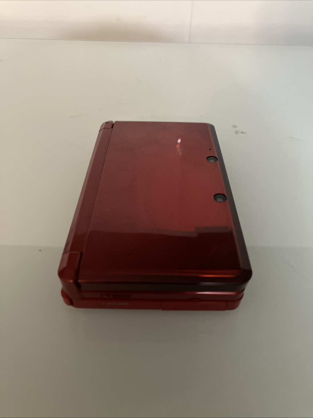 Used Nintendo 3DS Handheld System – Flame Red Tested And Working W/ Stylus