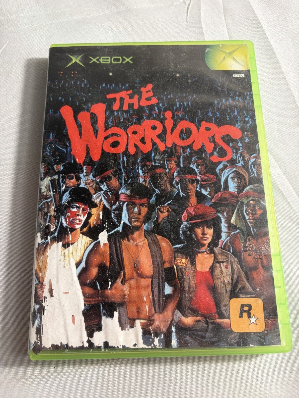 The Warriors Microsoft Xbox 2005 Complete in Box (CIB) Tested Works Cover Damage