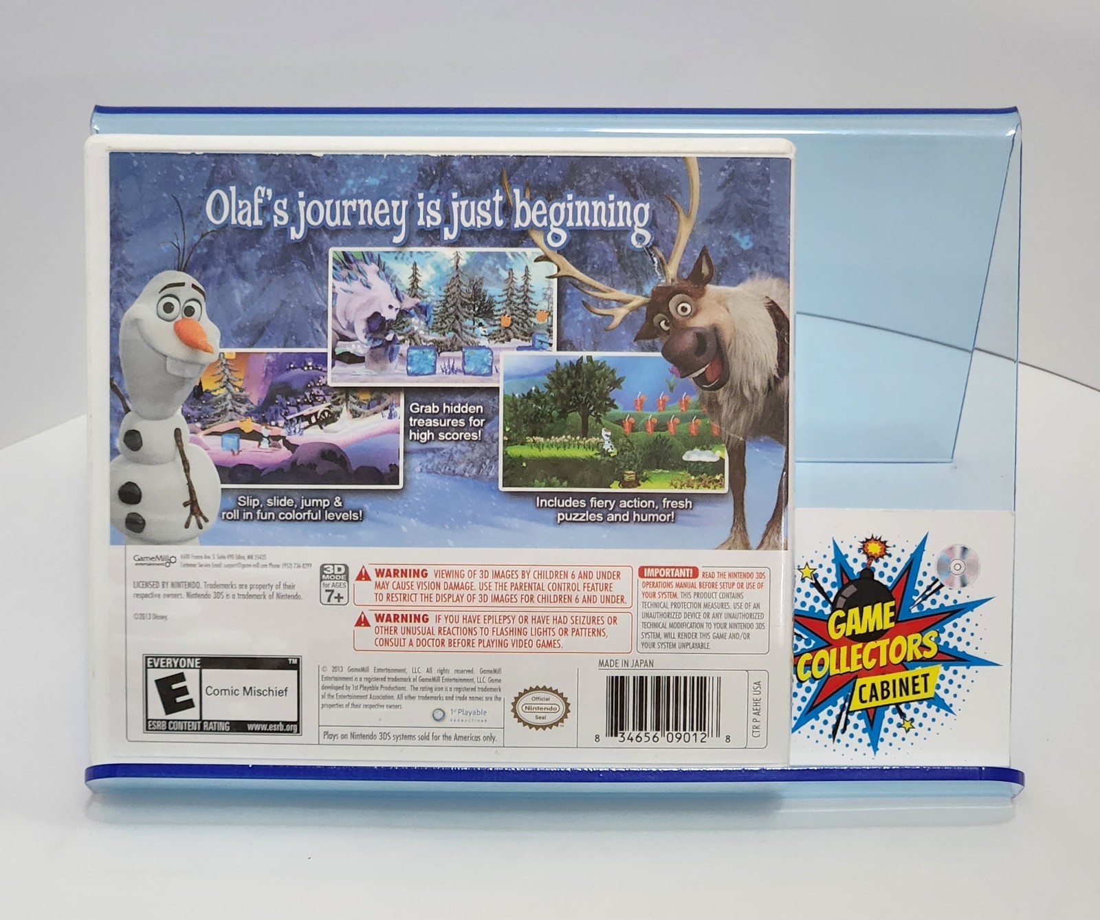 Disney Frozen: Olaf’s Quest (Nintendo 3DS, 2013) Game CIB Complete Tested Kids