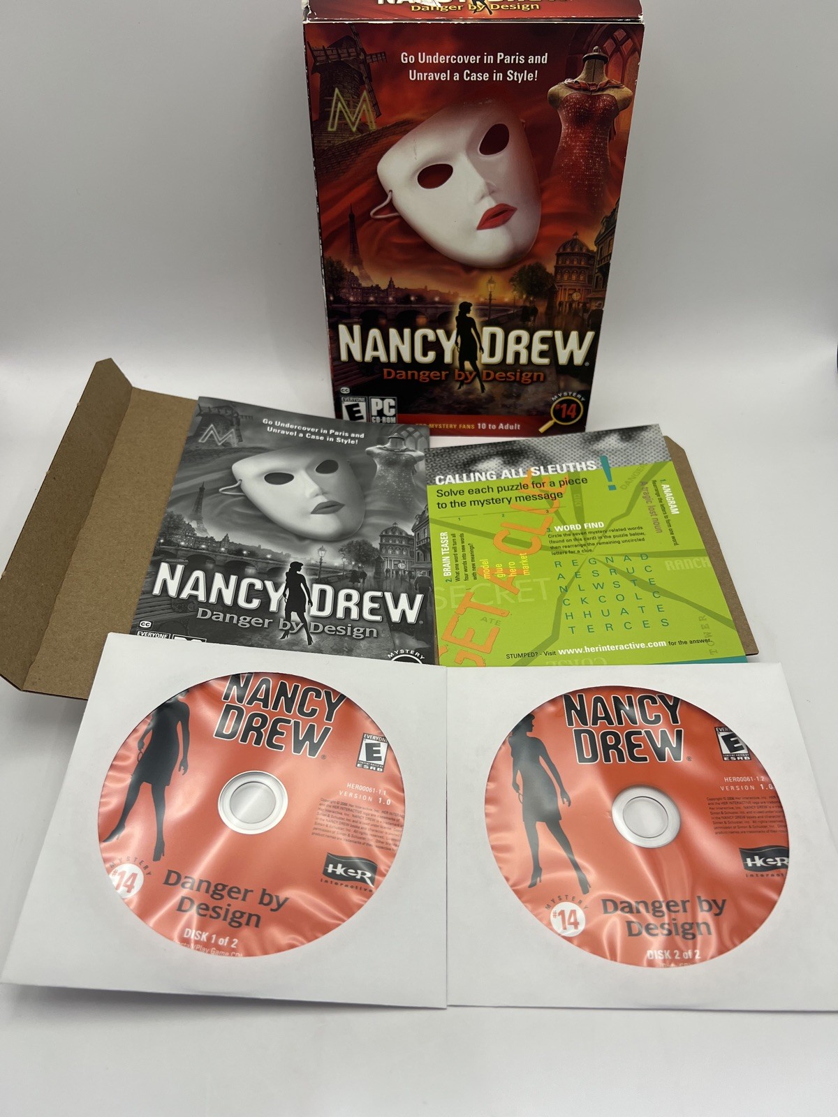 Nancy Drew PC Game Lot of 9 Big Box Adventure Mystery HER Interactive