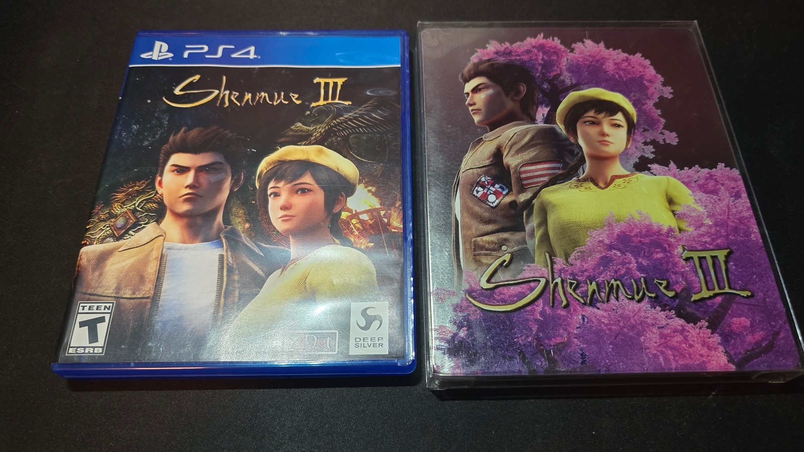 Shenmue III 3+Steelbook Deep Silver Sony Playstation 4 PS4 LN perfect condition!