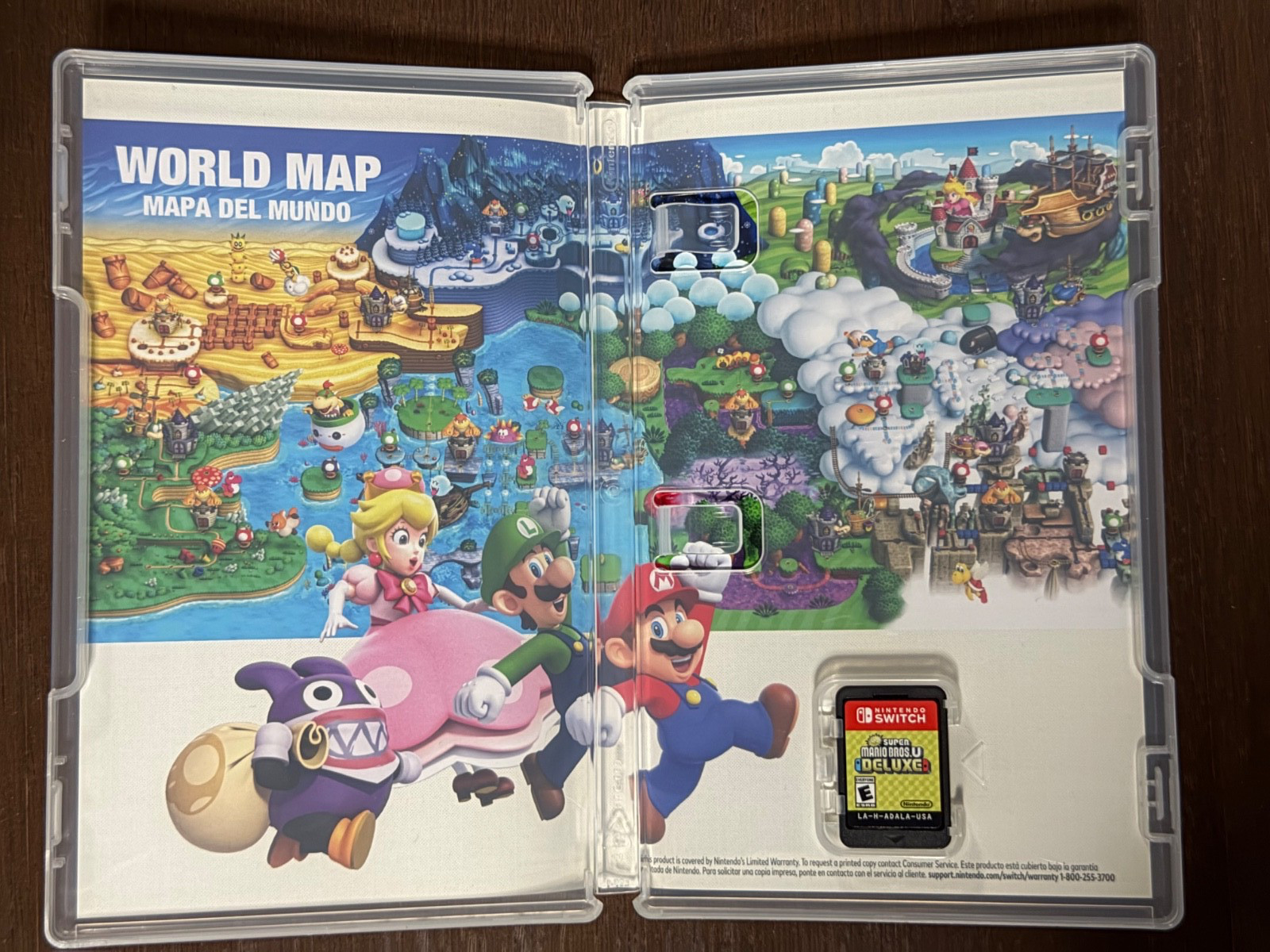 New Super Mario Bros U Deluxe (Nintendo Switch, 2019) Excellent Condition