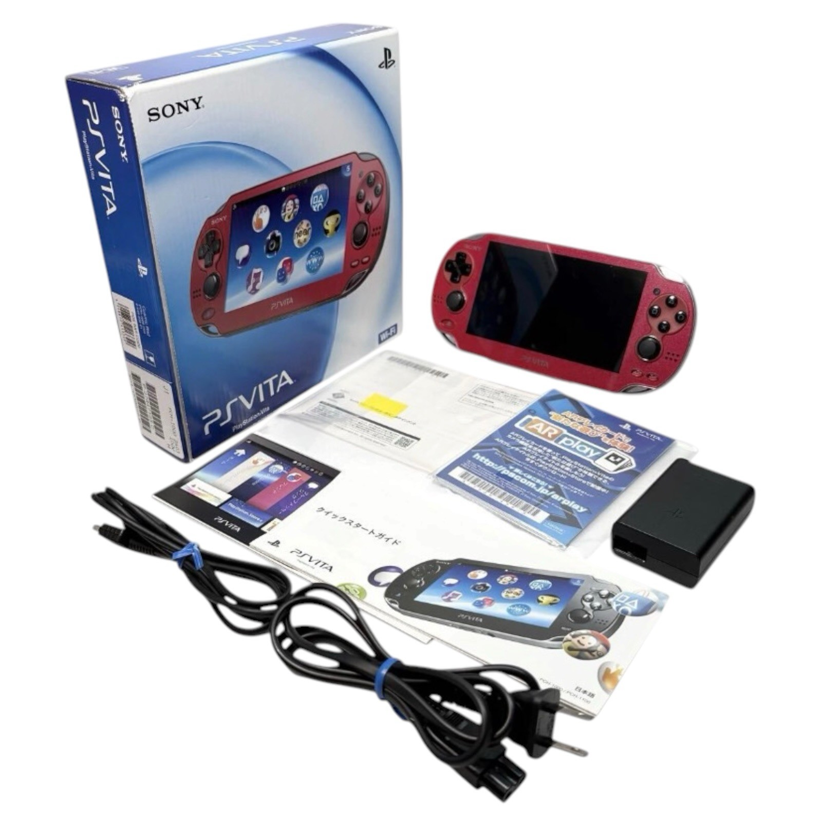 Sony PSVita PCH-1000ZA03 Soul Cosmic Red Near Mint From Japan