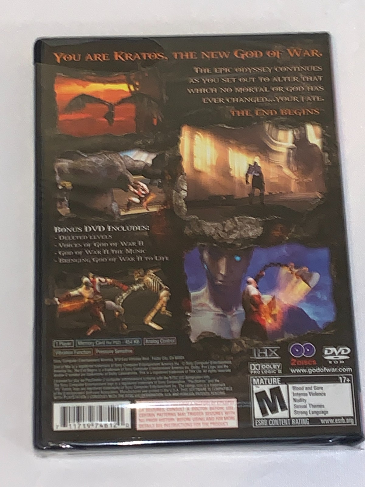 GOD OF WAR II PlayStation 2 NEW SEALED