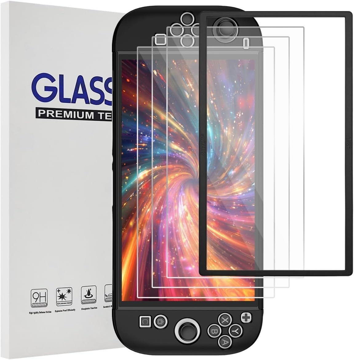 Ultra-Clear 3 Pack Screen Protector for Switch 2 – Easy Install, High Protection