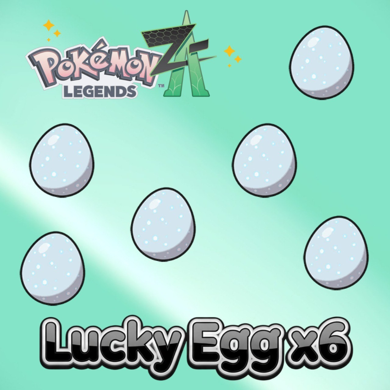 Lucky Egg x6🔥 For Pokemon LEGENDS ZA Legends Z-A
