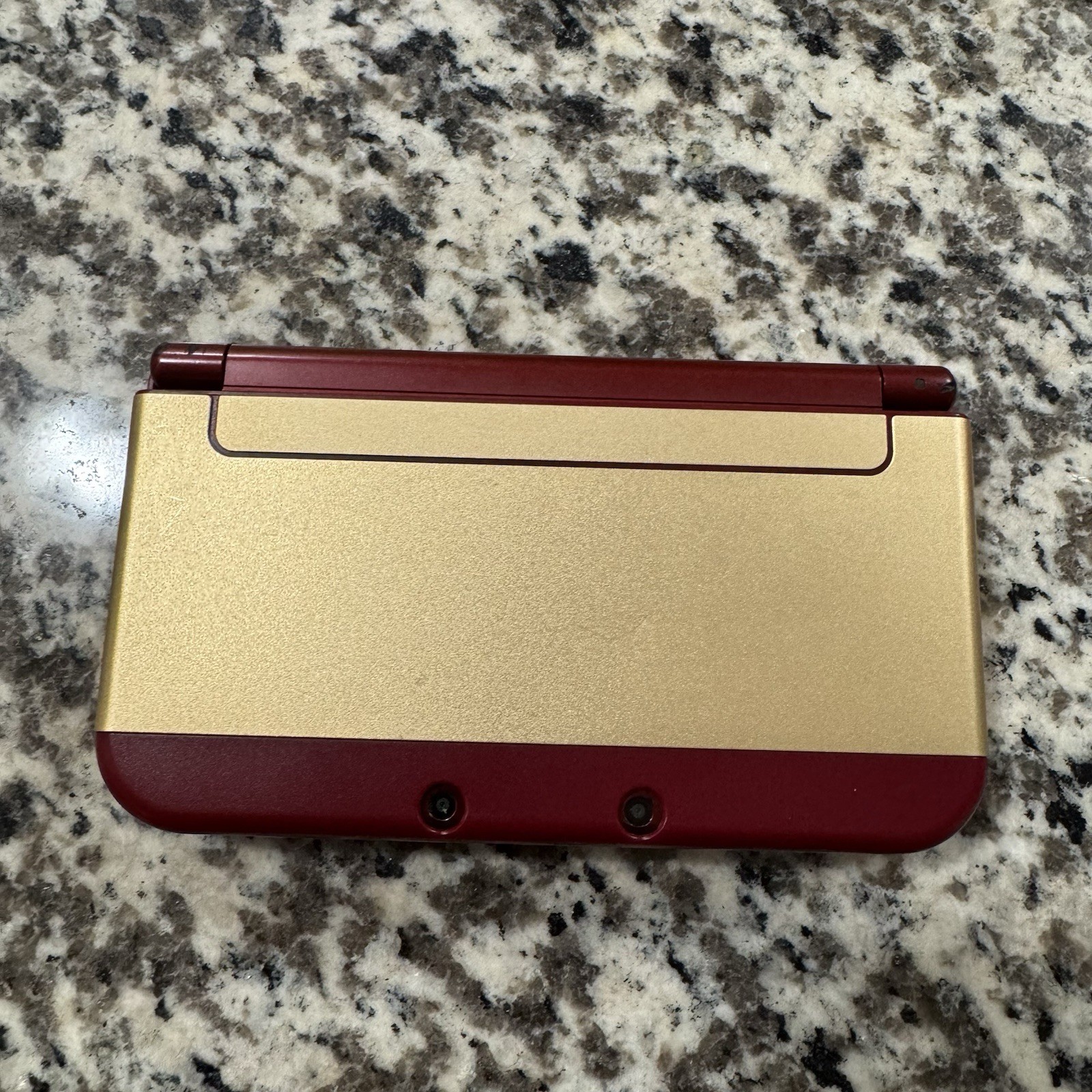 Double IPS New Nintendo 3DSLL W/ Loopy Capture Card, Metallic Red & Metal Shell