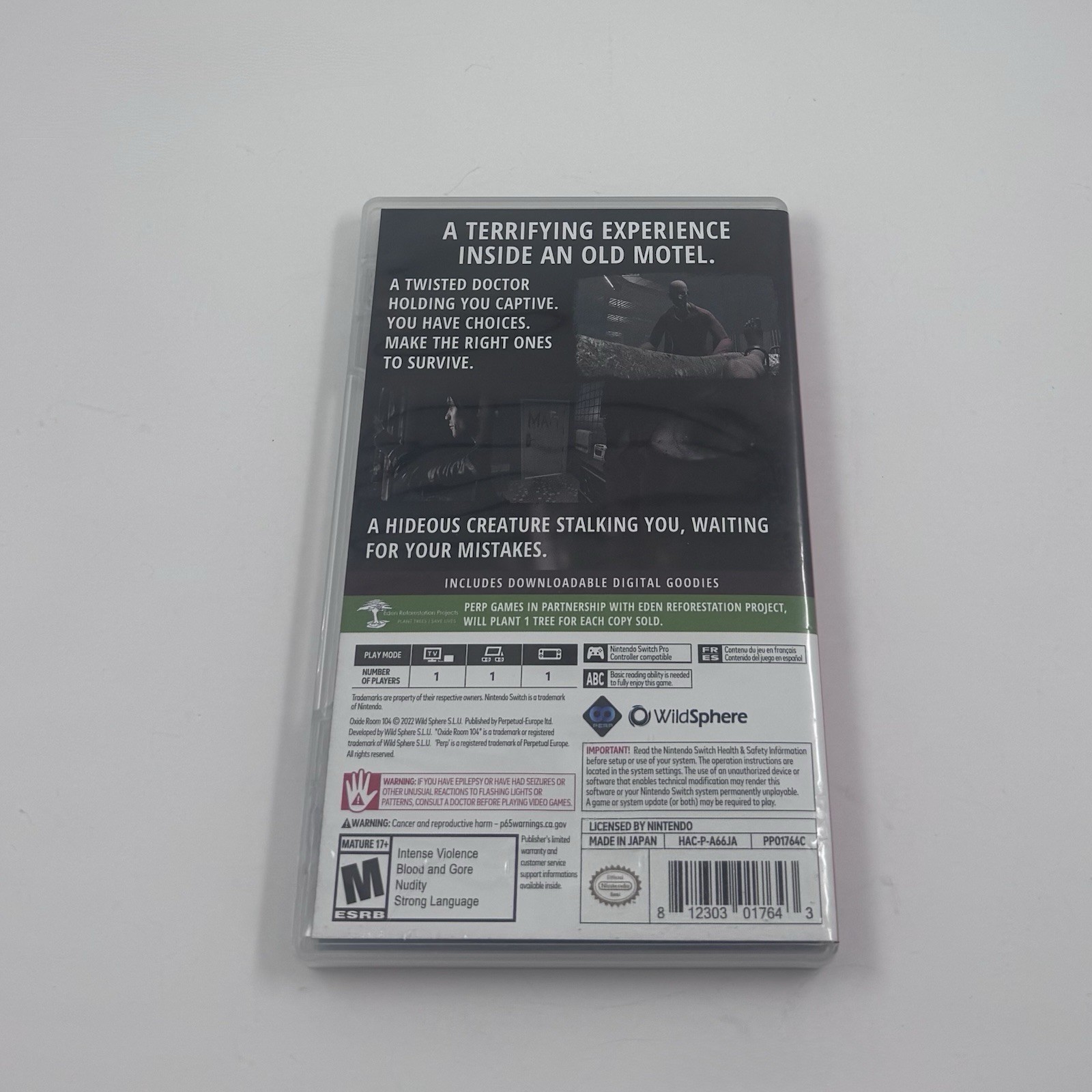 Oxide Room 104 (Nintendo Switch, 2022) Original Case Tested Excellent Condition