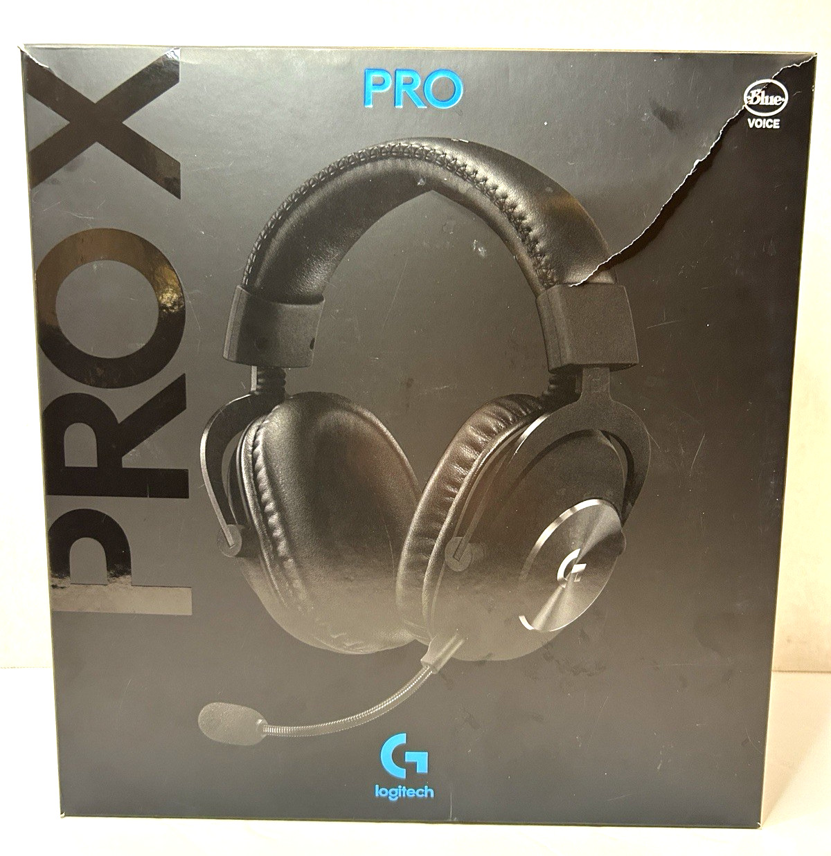 Logitech PRO X USB Gaming Headset Wired Black for PC, Xbox, PS5, PS4-Open Box