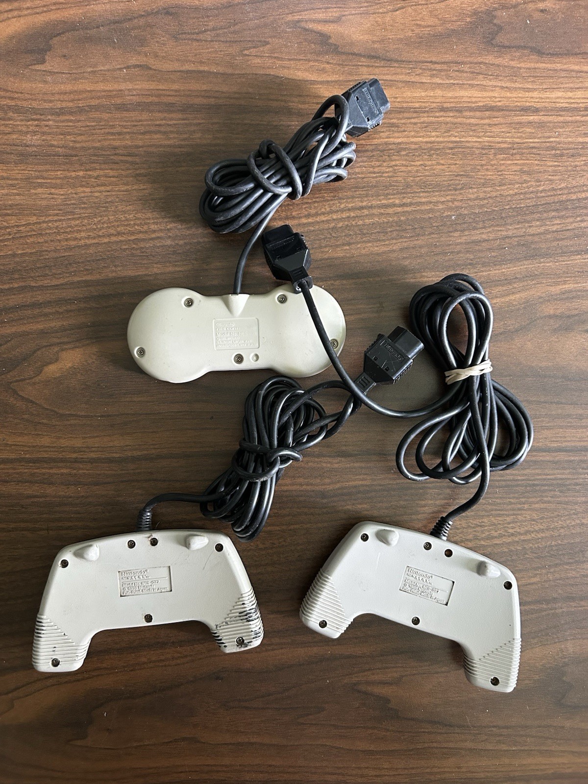 FOR PARTS Official OEM Nintendo Nes Max NES-027 Turbo Controllers