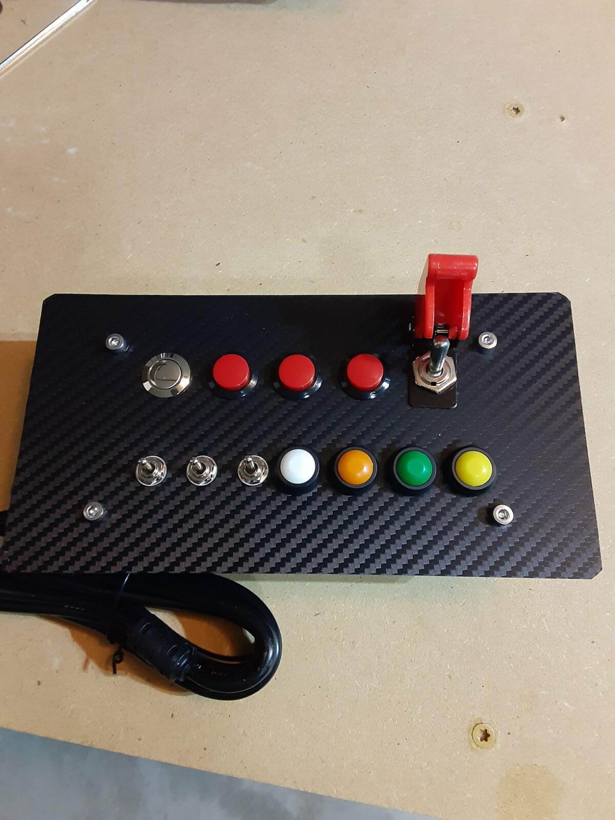 12 Function Sim Flight Truck Car Racing Button Box – Plug and Play USB For PC