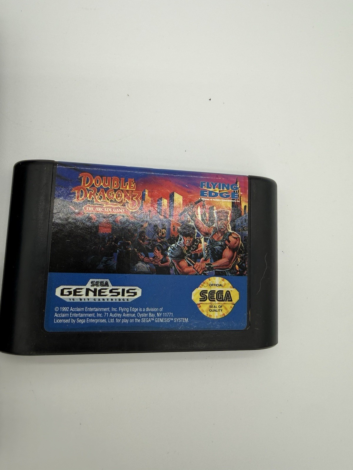 Double Dragon 3 The Arcade Game For Sega Genesis Tested Working W/ Original Case