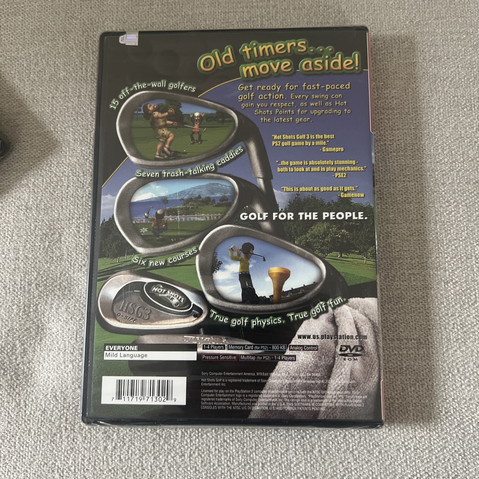 Sony PlayStation 2 Video Game LOT of 2 – Fisherman’s Bass Club Hot Shots Golf 3