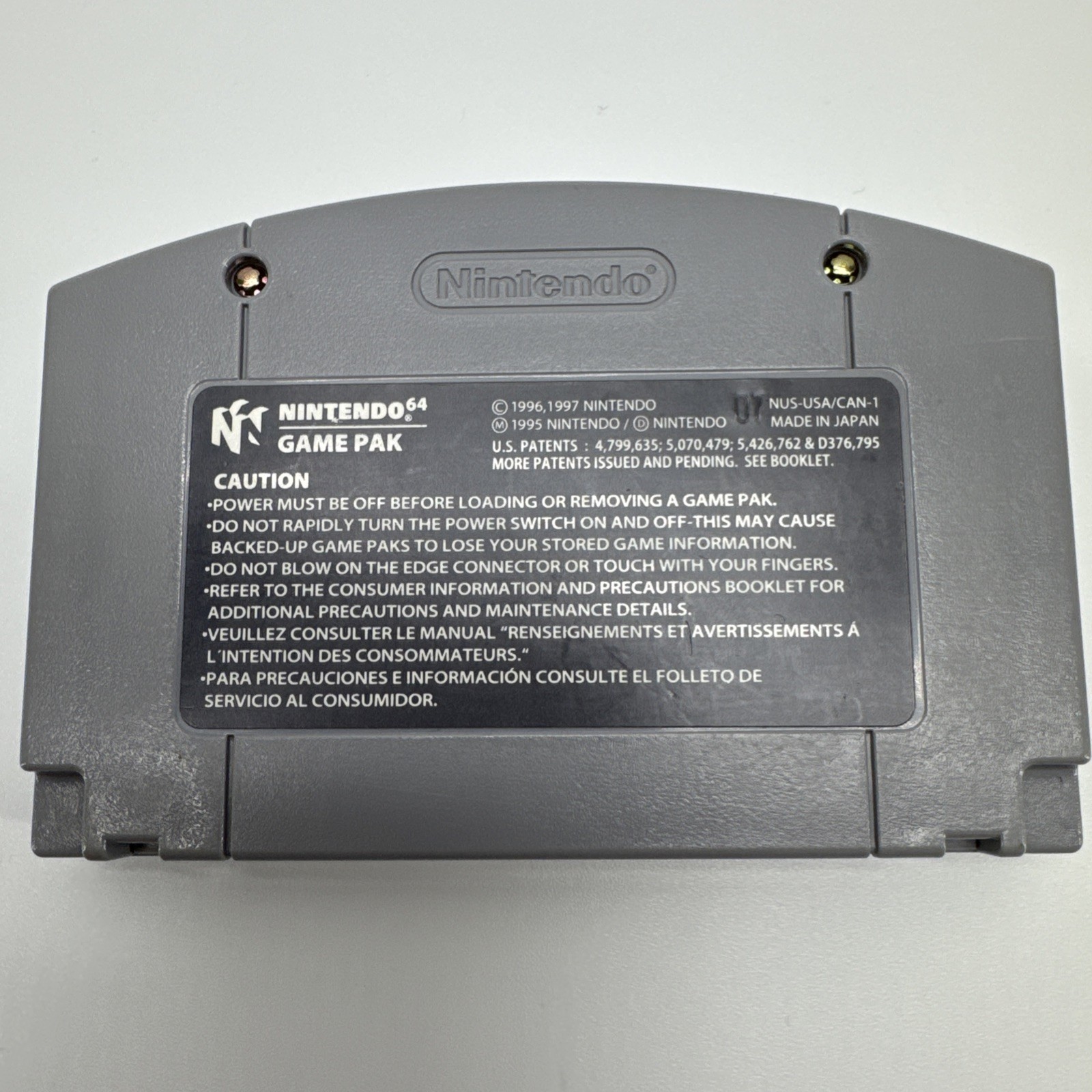 Clay Fighter 63 1/3 (Nintendo 64 N64) Tested and Working
