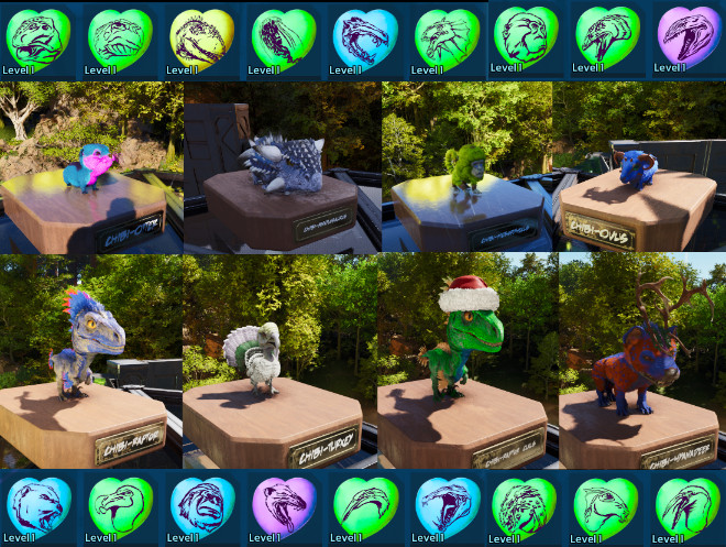 Ark Survival Ascended Chibi ASE PVE Rex Broodmother Tiny Titano Otter Yuty Color