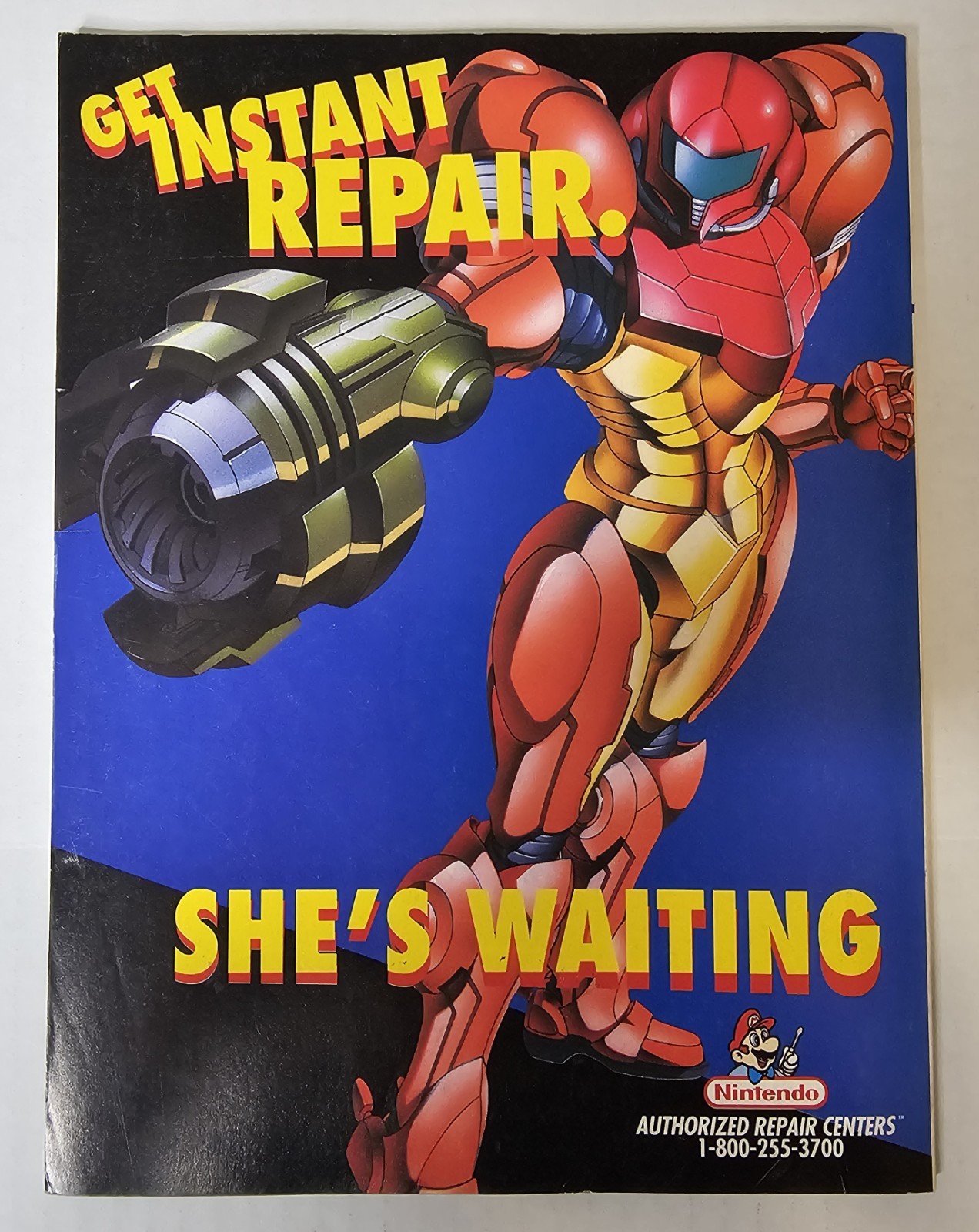 Nintendo Power Magazine Volume Vol 62 poster Super Street Fighter 2 July 1994