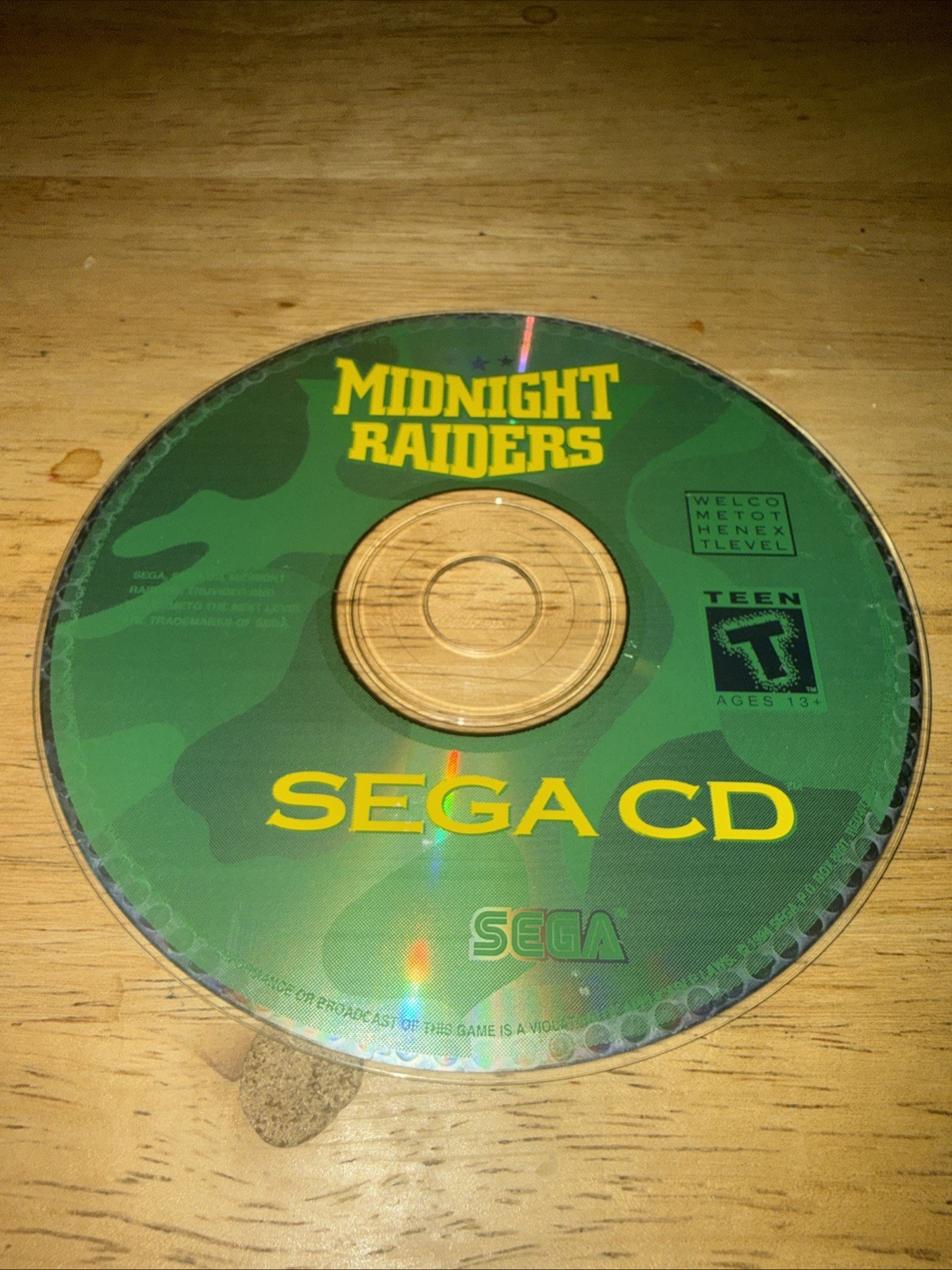 Midnight Raiders (Sega CD, 1994) Working Game Only