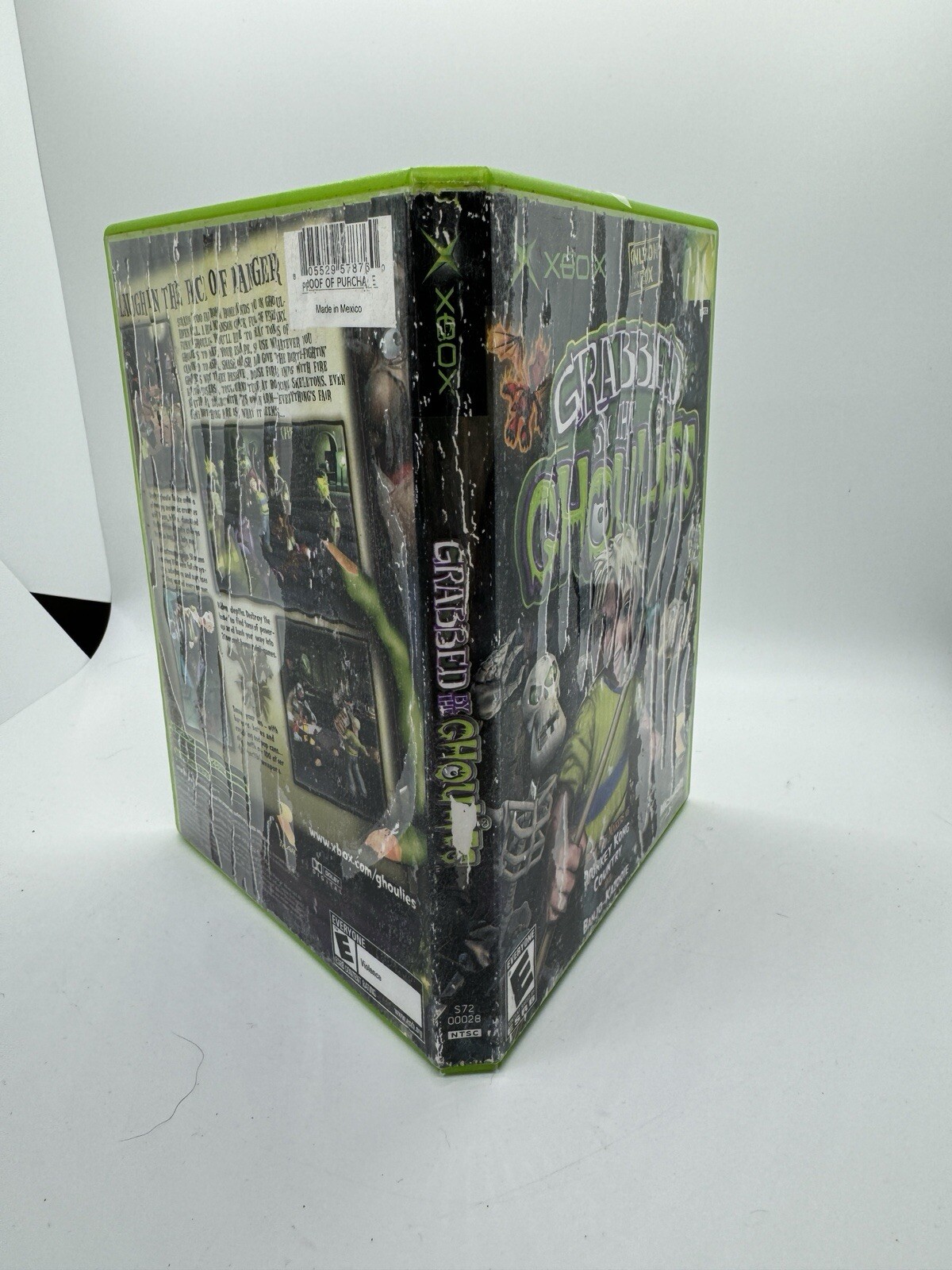 Grabbed by the Ghoulies (Microsoft Xbox, 2003) Complete in Box CIB HEAVY WEAR