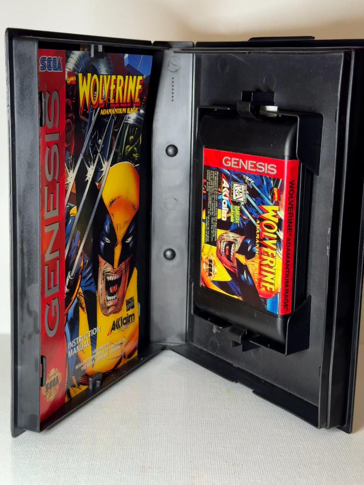 Wolverine: Adamantium Rage Sega Genesis 1994 CIB Cartridge Box Manual