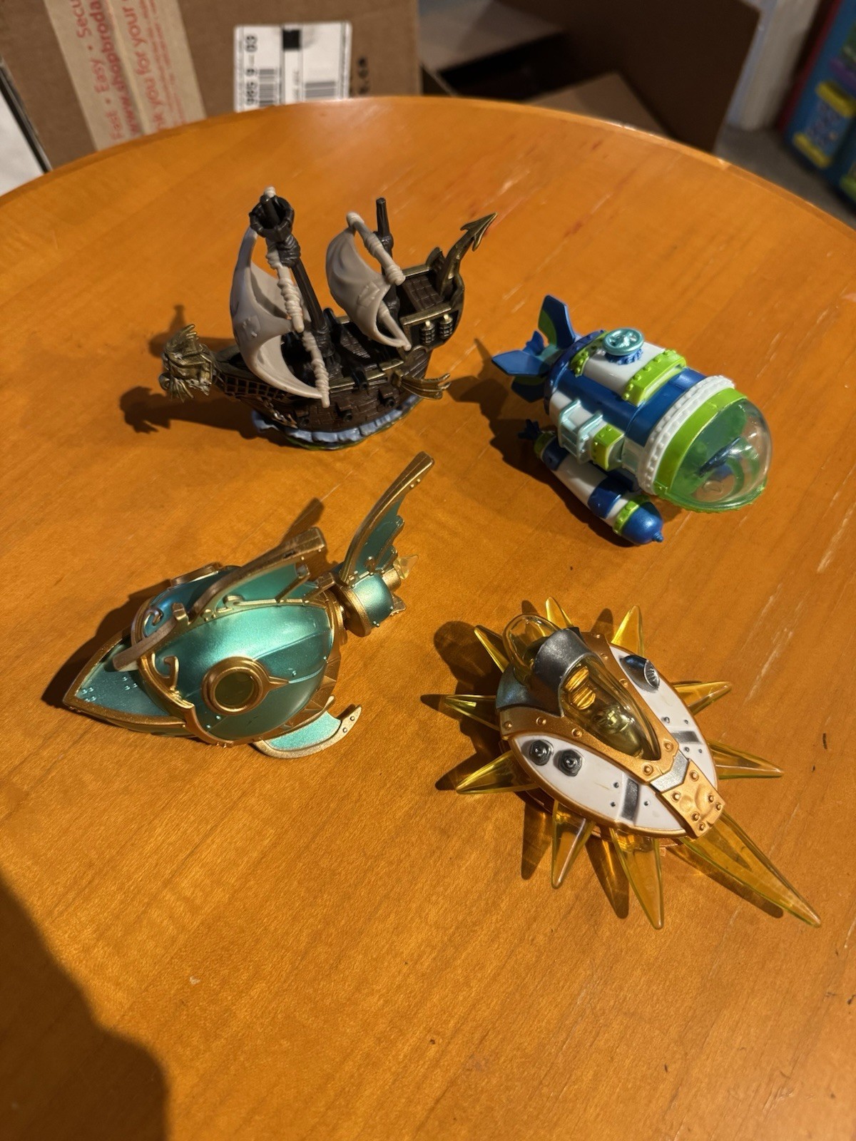 Skylanders SuperChargers Lot 4 Water Vehicles Sea Shadow Dive Bomber Reef Ripper
