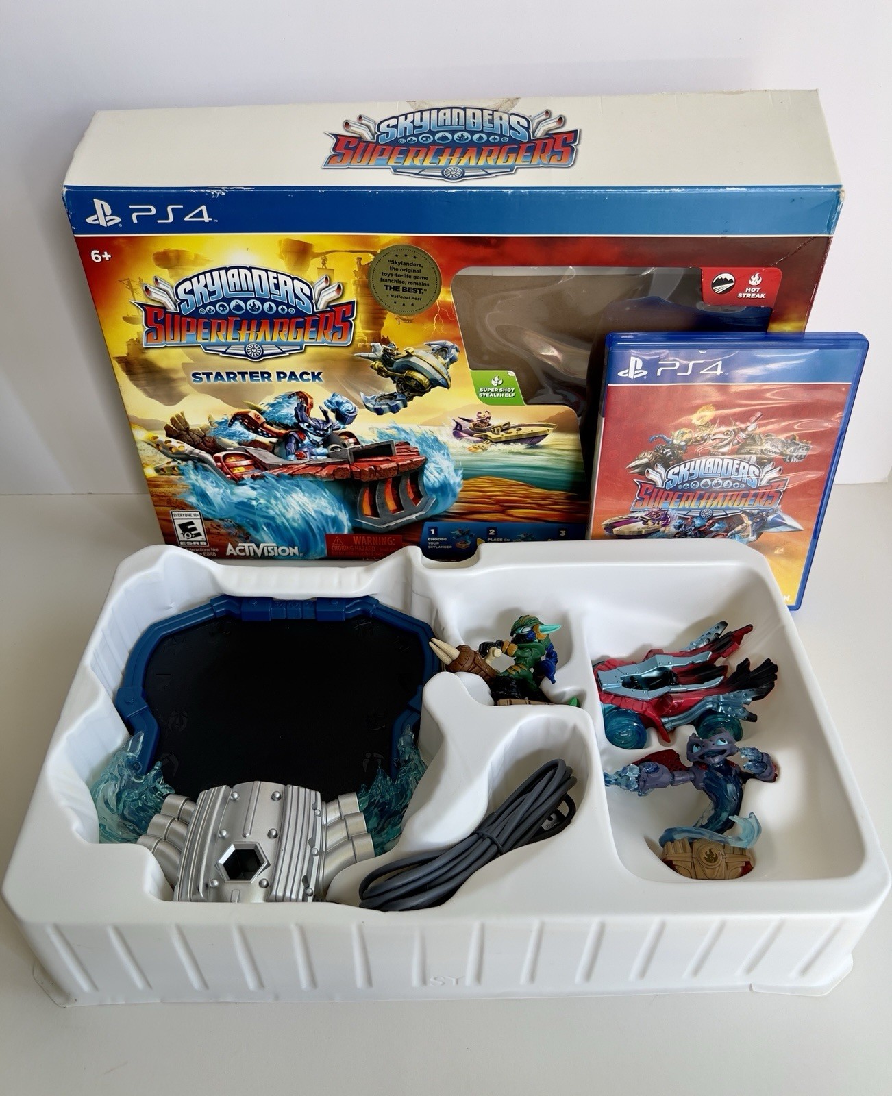 Skylanders SuperChargers Starter Pack PS4 PlayStation 4 – Open Box UNUSED MINT