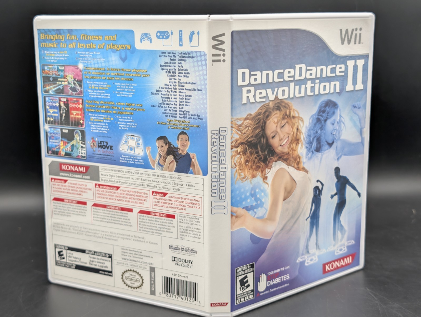 Dance Dance Revolution II ( Nintendo Wii ) CIB – Near Mint Disc- Pristine-Tested