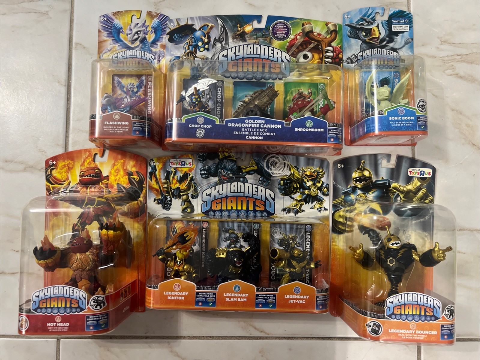 Skylanders Giants Legendary Ignitor Slam Bam Jet-Vac Bouncer Toys R Us Walmart