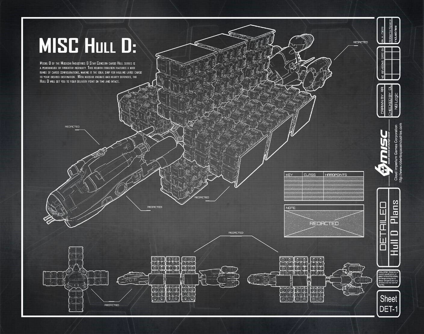 Star Citizen Hull D LTI Lifetime Insurance – Space Vendor